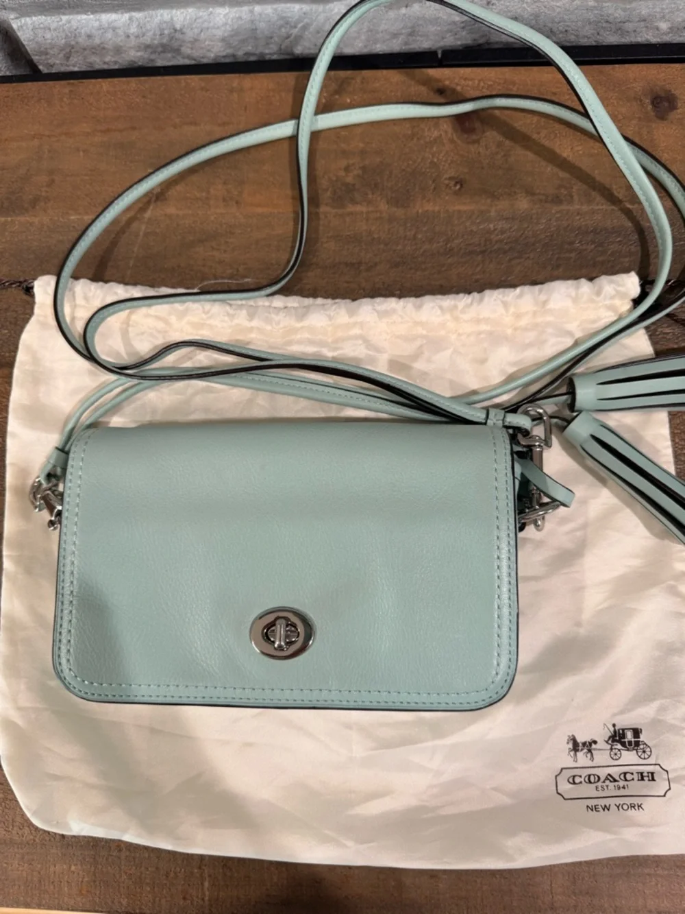 Coach Legacy Penny Leather Crossbody Bag - Picture 1 of 7